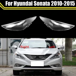 Car Front Headlight Lens Cover Lampshade Glass Lampcover Caps Headlamp Shell For Hyundai Sonata 2010 2011 2012 2013 2014 2015