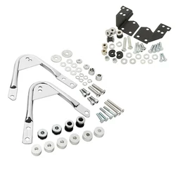 Motorcycle Sissy Bar Mount Rack Docking Kit For Harley Touring Trunk Road King Electra Glide Road Glide 1997-2008