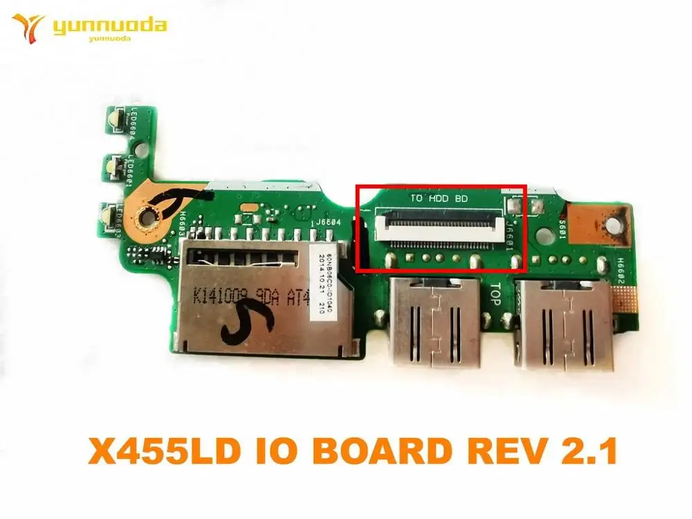 Original for ASUS X455LD USB board X455LD IO BOARD REV 2.1  tested good free shipping