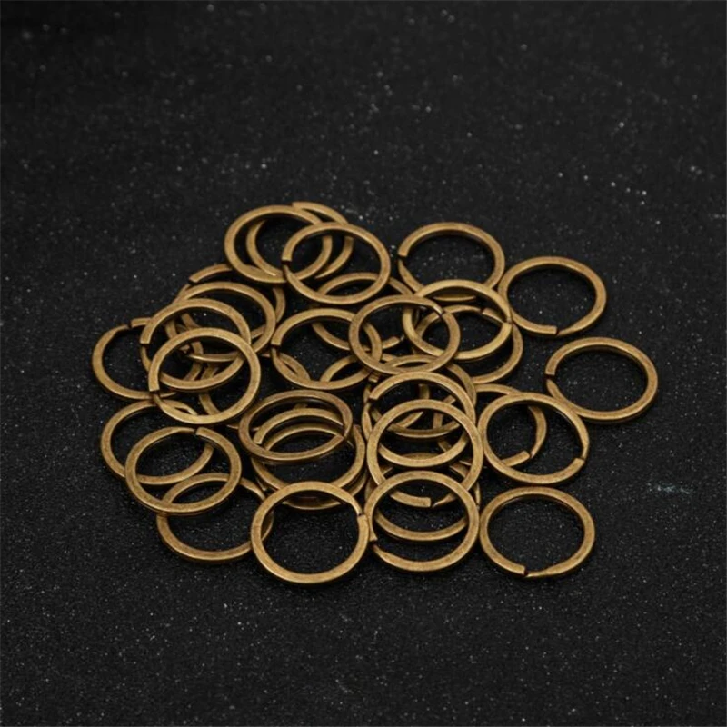 20pcs Antique Bronze 25mm 28mm 30mm Keyring Split Key Ring Charm Connectors For Keychain Diy Jewelry Making Accessories Supplies