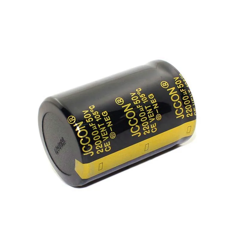 Imagem -04 - Capacitor Eletrolítico de Alumínio Baixo Esr Alta Frequência 50v 22000uf 22000uf 35x50 mm