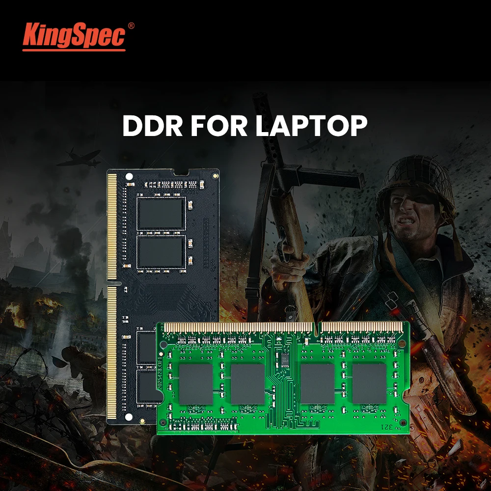 Kingspec-ポータブルコンピュータメモリ,ddr4モデル,容量4gb 8gb 16gb 32gb,クロック周波数3200 mhz,RAM,DIMM,2666 v,ノートブック用