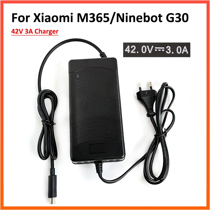 42V 3A Charger for Xiaomi Mijia M365 for Ninebot Max G30 Bird/Lime Electric Kickscooter Accessories