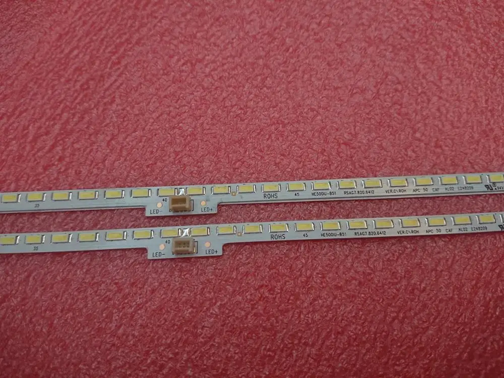 80LED 545mm LED Backlight Strips(2) for TV H50M5500 RSAG7.820.6412 RSAG7.820.7013 HE500IU-B51