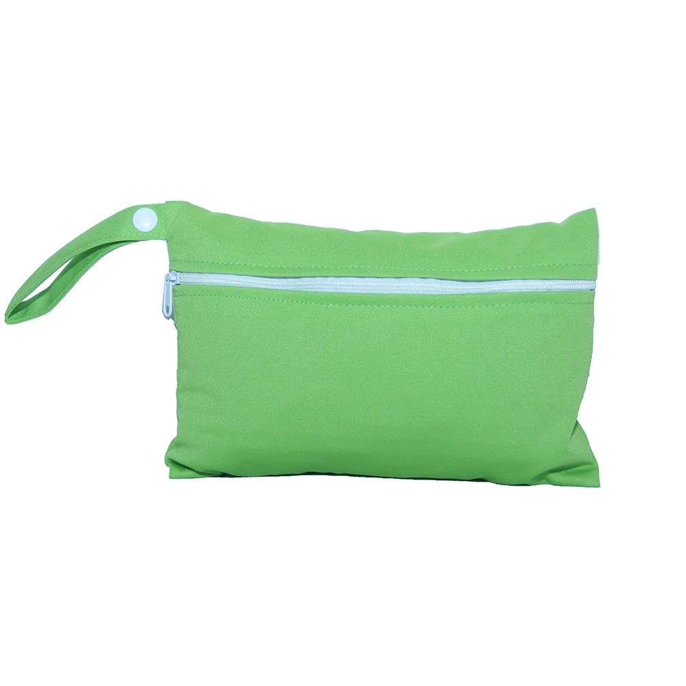 Small Size: 15*22.5CM Wet bags Washable Reusable Cloth diaper Nappies Bags Waterproof Swim Sport Travel Carry bag