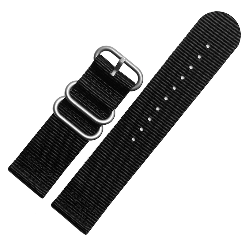 24MM Nylon Watch Strap For Suunto9 Spartan Sport HR Watch Band Baro Traverse Canvas Universal Men\'s Bracelet 18mm 20mm 22 26mm