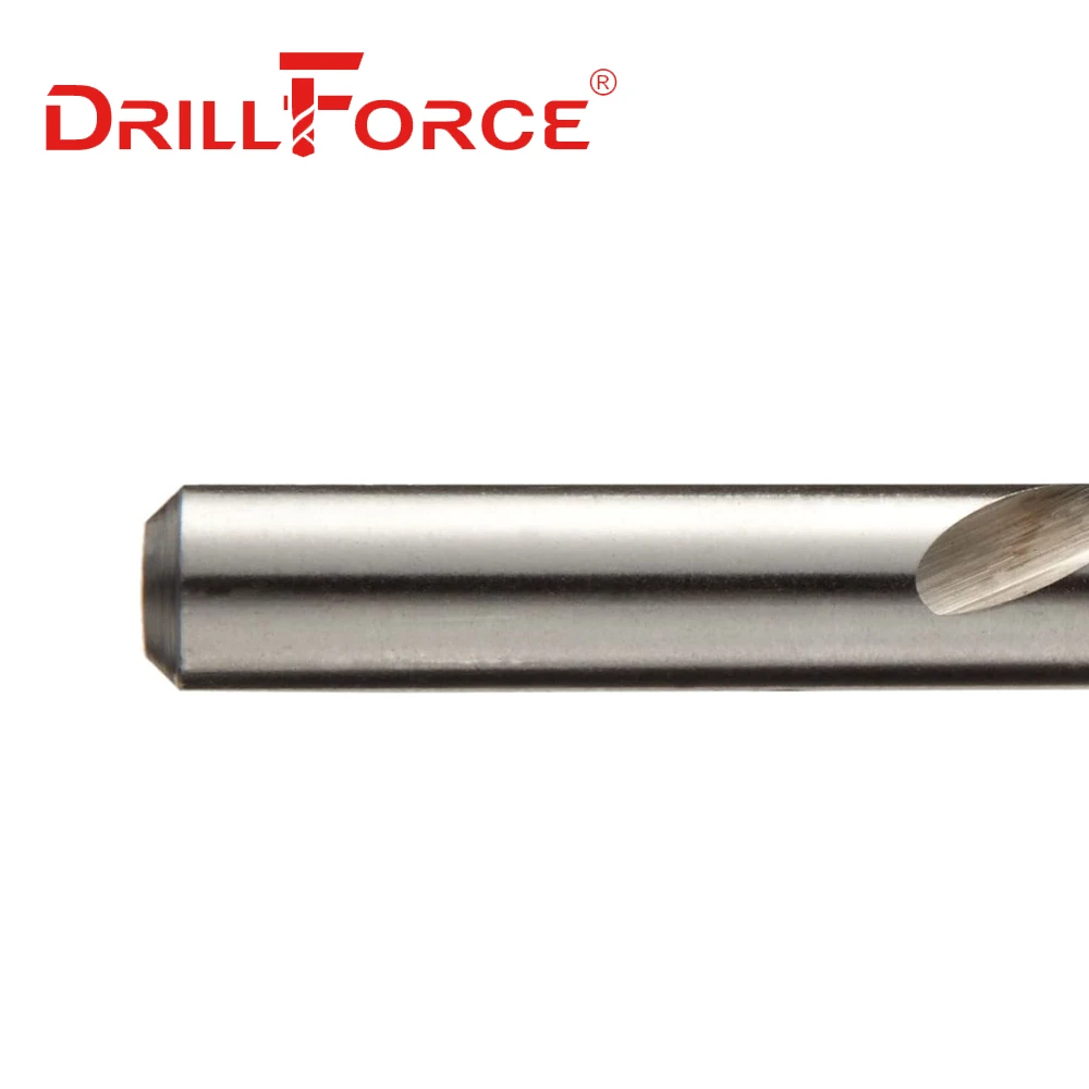 Drillforce-brocas de mano izquierda, 0,5mm-12mm, HSS M2, broca de giro inverso (0,5/1,5/2/2), 10 unidades 5/3/4/4.5/5/5.5/6/7/8/9/10/11/12mm)