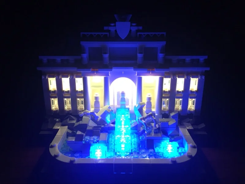 Kyglaring Led Lighting Set DIY Toys For 21020 Trevi Fountain  Bricks (Not Included Building Blocks)