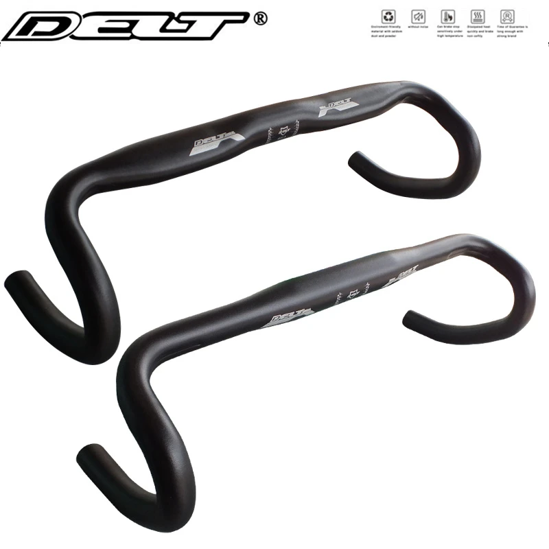 

DELT Bicycle Handlebar 31.8*420MM Stem clamp & wide Round/Abnormal BiKE bar 700C Lightweight Alloy ROAD Racing Small Handle