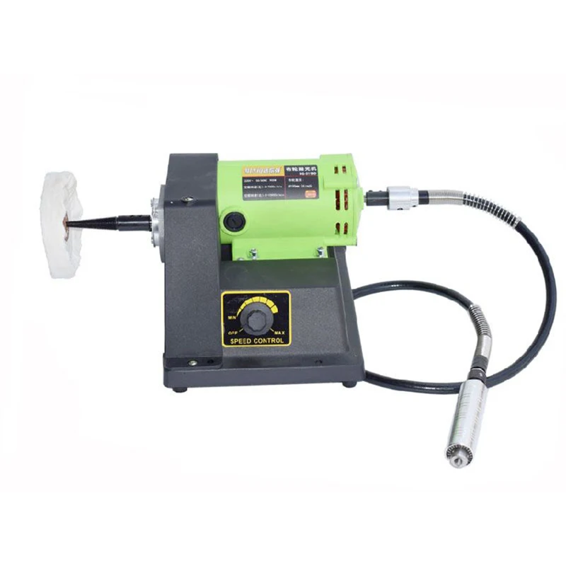 

BG-3119D Grinding and Polishing machine 900W Adjustable Speed Mirror waxing cloth wheel + flexible shaft 220V