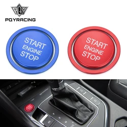 Car Engine Start Stop Button Ring Ignition Cover Trim For VW Golf 7 MK7 VII GTI R Jetta CC Arteon Passat B8 Touareg T-roc