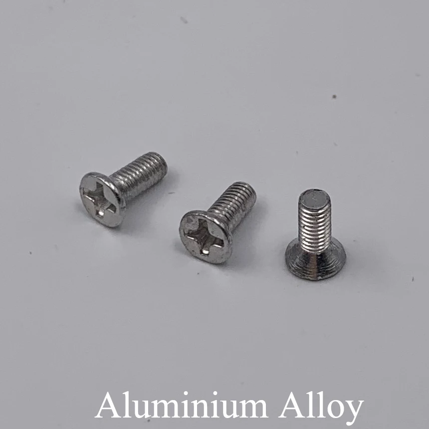 

M6 M6*10/12/16/20/25/30/35/40/45/50mm AL Aluminium Alloy Bolt Phillips Cross Recessed Countersunk CSK Flat Head Screw