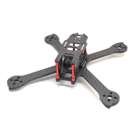 210 210mm DIY Mini Drone FPV Cross Racing Carbon Fiber Frame 4mm arms RD210 QAV210 Quadcopter with Motor protection seat