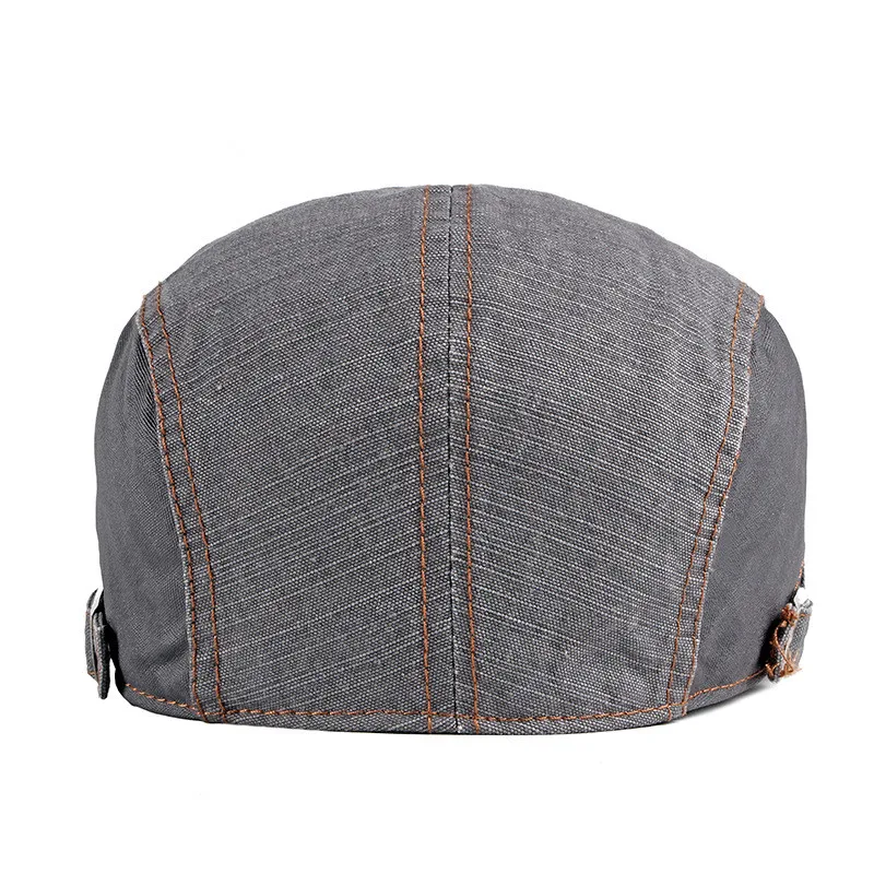 LDSLYJR Spring Autumn Cotton Patchwork Newsboy Caps Flat Peaked Cap Men and Women Painter Beret Hats 96