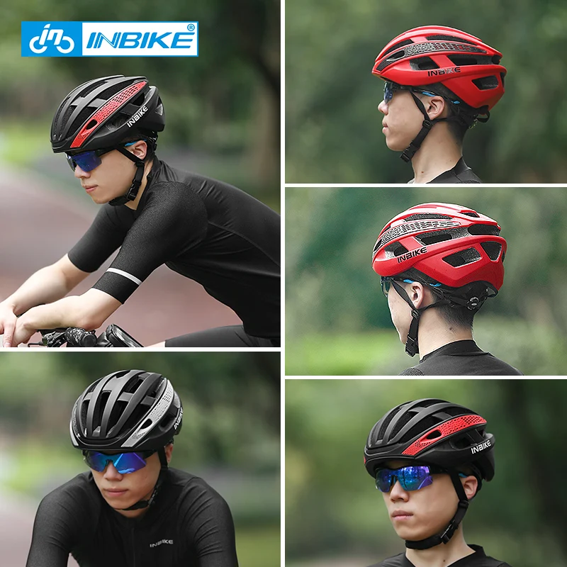 INBIKE Mountain Bike Helmet for Men Ultralight Biking Helmet for MTB Road Cycling Men\'s Safety Riding Helmet Bicycle Accessories