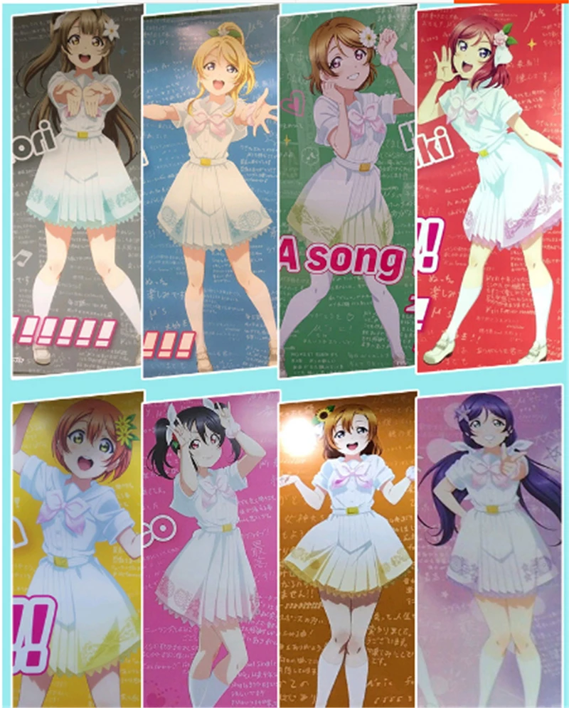 

Love Live Costumes μ's 8th A song for You Nozomi Tojo Kotori Rin Hoshizora 9 Characters Dress Cosplay Costume H