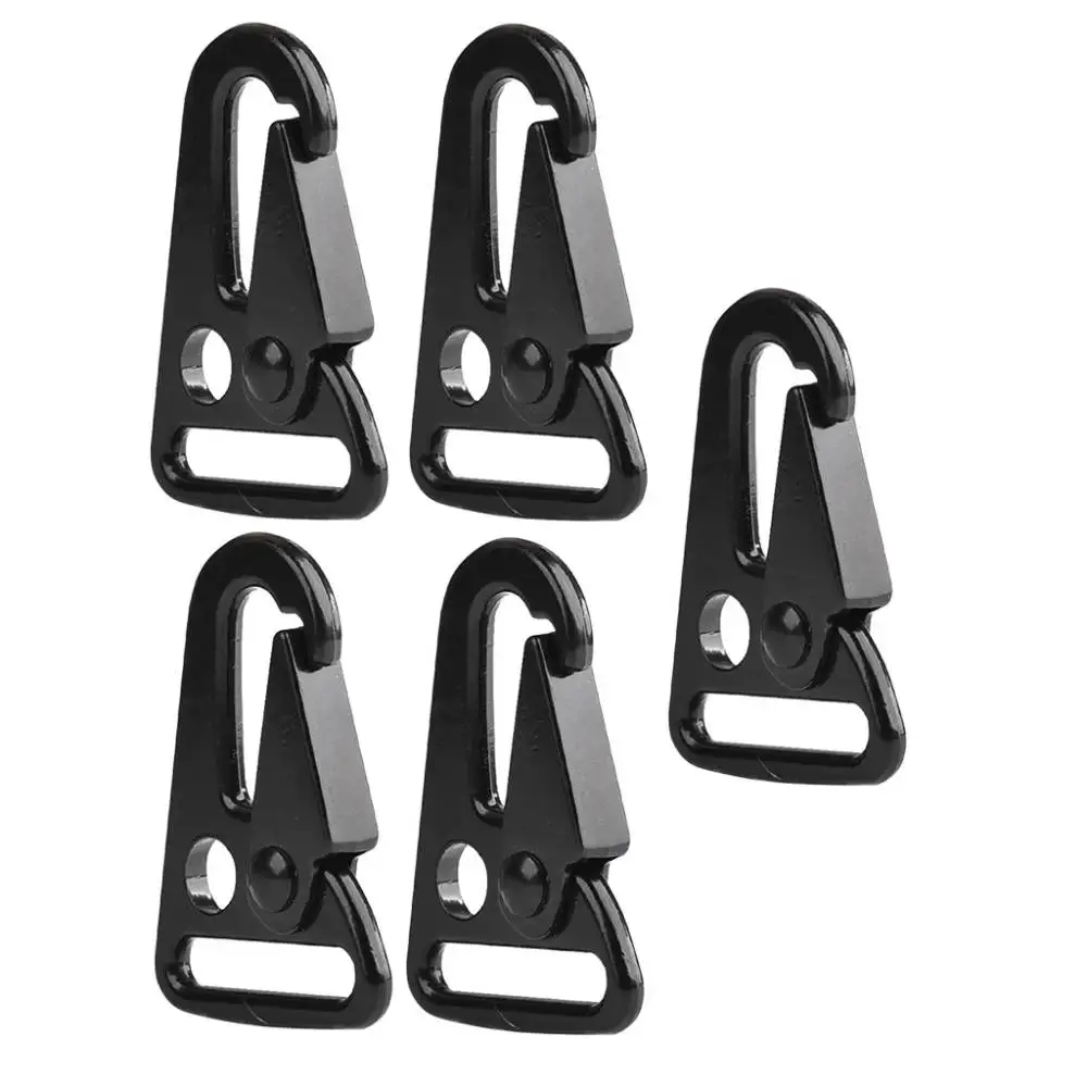 1/6pc Outdoor Olecranon Metal Hook Buckle Clasp EDC Tool Gear Hiking Tactical Carabiner Sling Snap Pocket Tool Camping Equipment