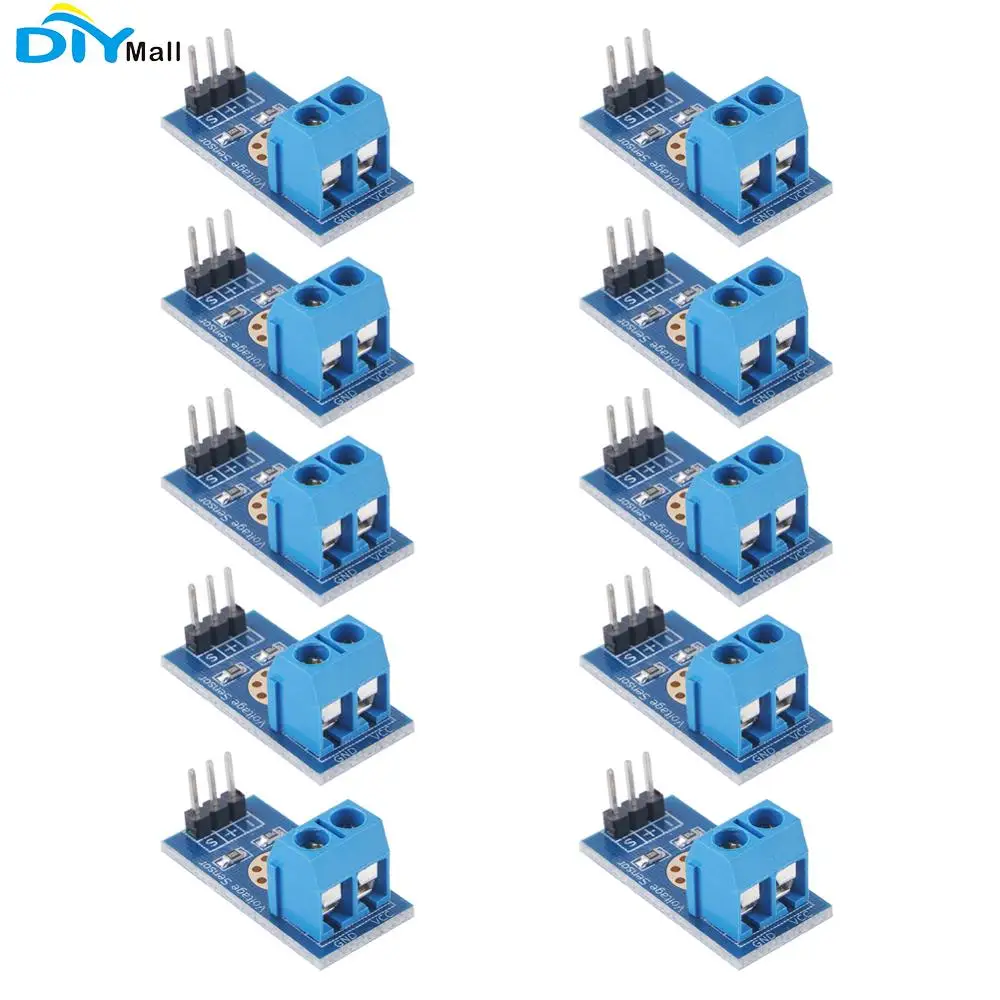 10pcs/lot Voltage Detection Sensor Module Test Electronic Bricks DC 0-25V for Arduino