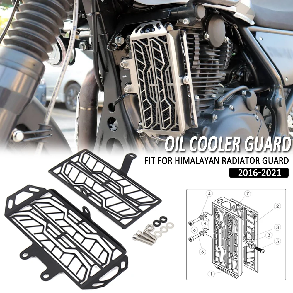 

NEW Motorcycle For Royal Enfield Fit Himalayan Radiator Cover Oil Cooler Guard Protective Guards 2016-2021 2020 2019 2018 2017