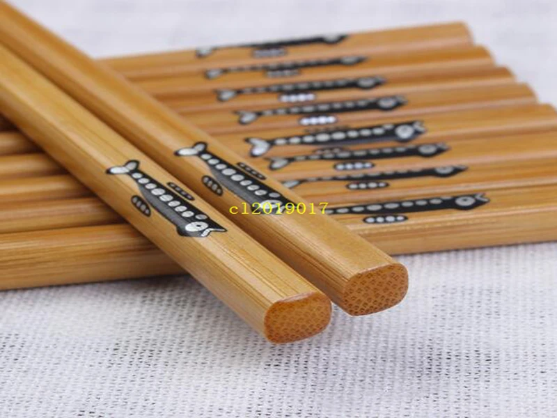 Japanese printed bamboo chopsticks, environmental health hotel chopsticks natural bamboo chopsticks