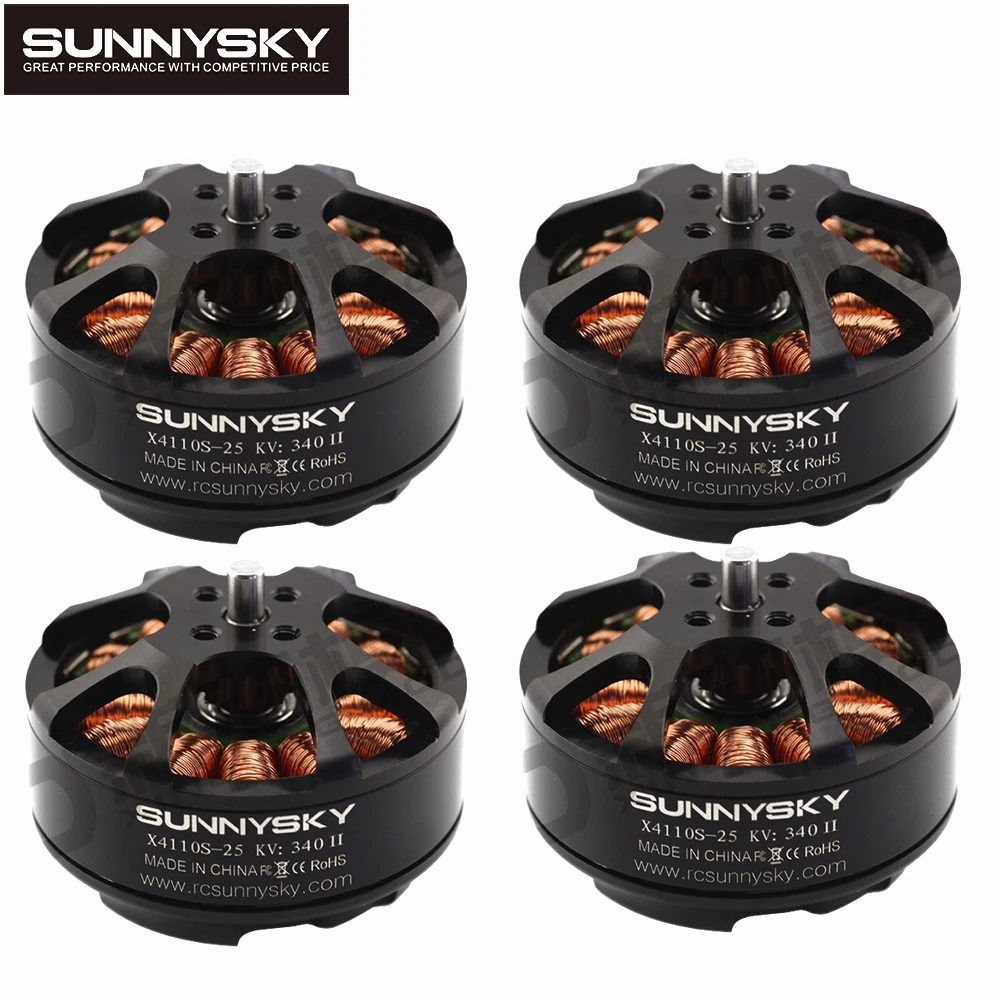 Sunnysky X4110S 340KV 400KV 460KV 580KV 680KV 4S-6S Brushless Motor For RC Multicopter Quadcopter Aerobatic 3D Airplane Toy