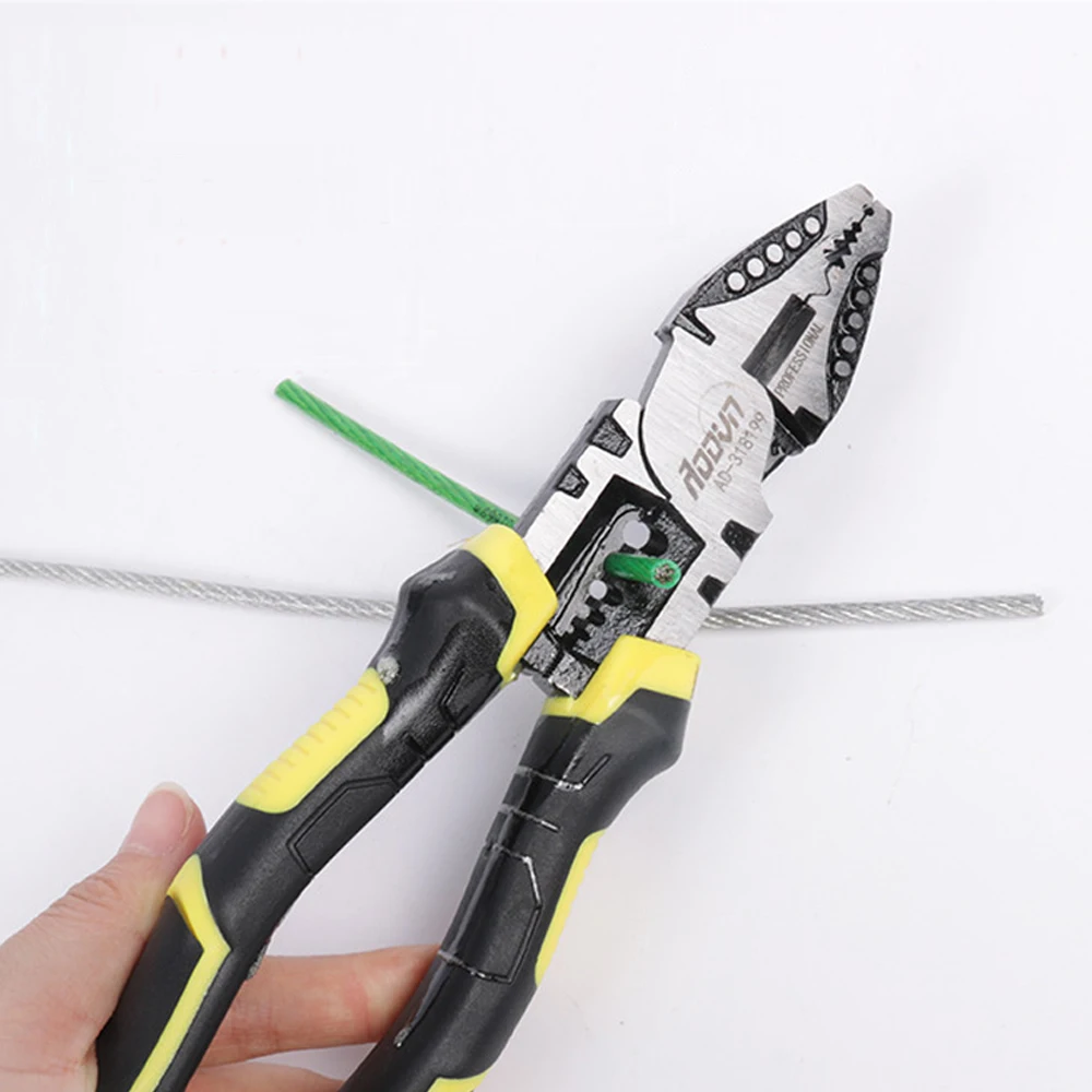 Electrical Wire Pliers Cable Stripping Crimping Cutter Hand Tools Multi Functional Electrician Multifunctional Universal Plier