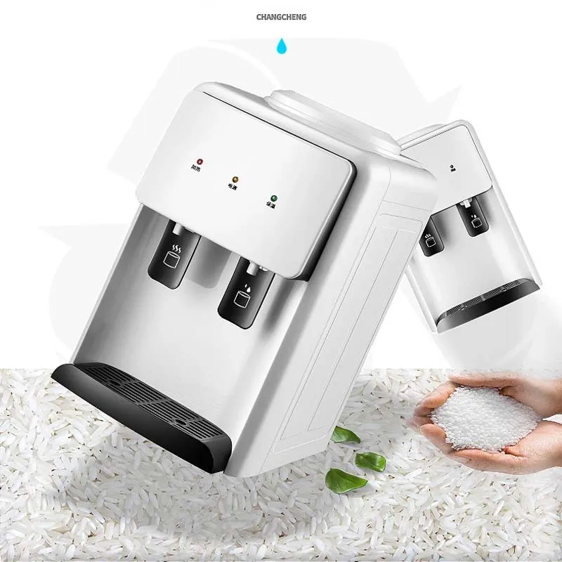 Water dispenser Ice hot desktop refrigeration hot water dispenser Dormitory mini small energy-saving ice warm water