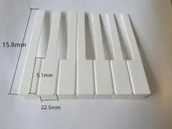 1 takım 52 adet piyano akort ve onarım araçları, piyano aksesuarları, beyaz anahtarı skins, piyano tuşları