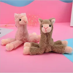 14CM Cute Alpaca Llama Mud Horse Plush Toy Stuffed Pendant Backpack Doll Soft Children's Gift Wedding Present