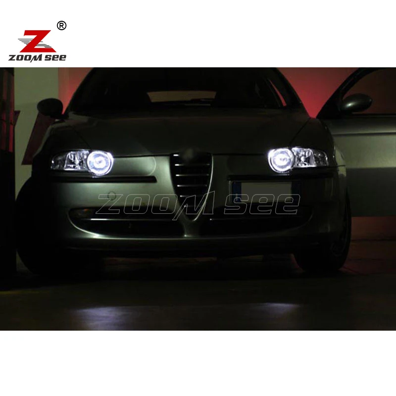 Canbus white Car LED Reverse backup tail lamp + LED plate Exterior light + LED Parking city bulb for Alfa Romeo 147  (2000-2010)