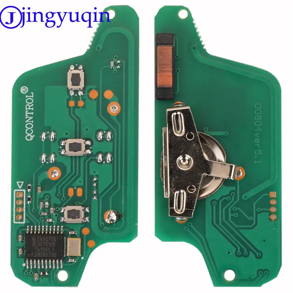 Jingyuqin 10p A Distanza ASK/Tastiera FSK per Peugeot 207 307 308 407 607 807 Per Citroen C2 C3 C4 C5 C6 CE523 CE536 7941 7946 Id46