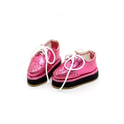 OB11ตุ๊กตาและขนาดรองเท้า Blythes แฟชั่นสไตล์อังกฤษรองเท้า Lacing Dazzle สี Loafers ทองแสงสีชมพูกุหลาบและอื่นๆสี