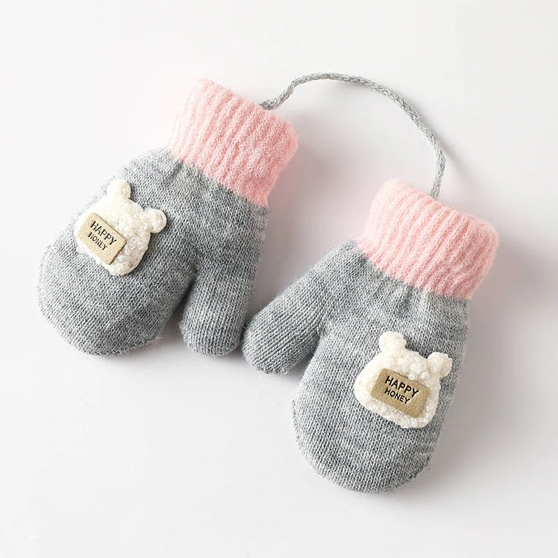 Cartoon Animal Gloves 1-5 Years Boys Girls 3