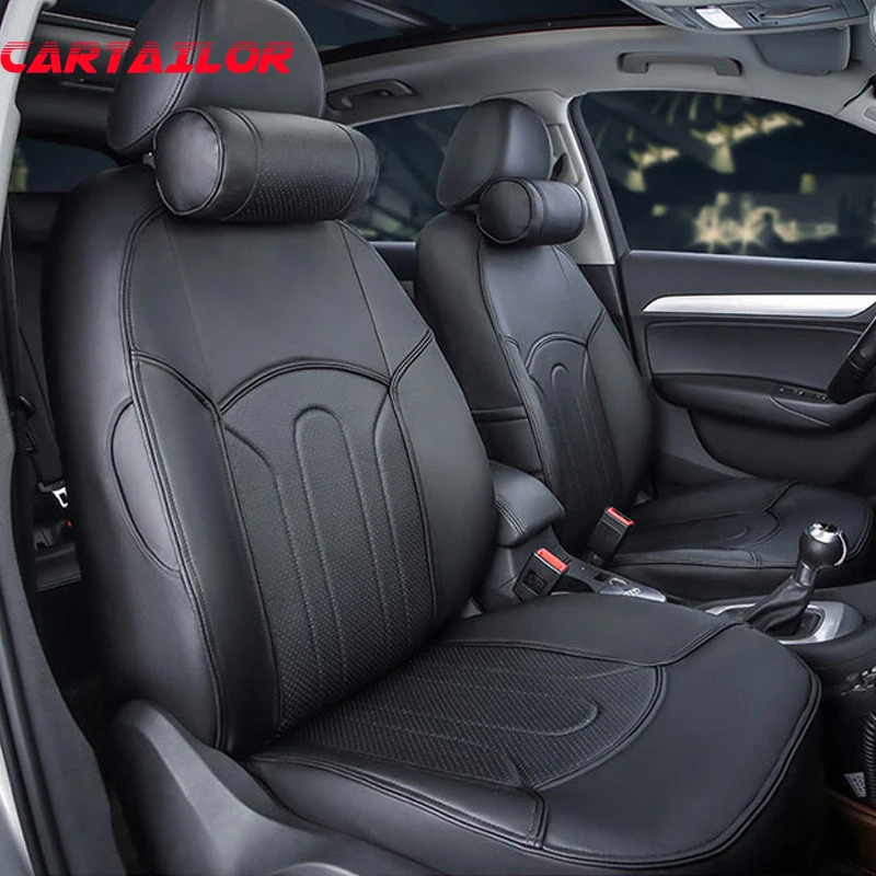 CARTAILOR PU leather car seat cover for Kia VQ interior accessories seat covers & supports decorative seat cushions protection