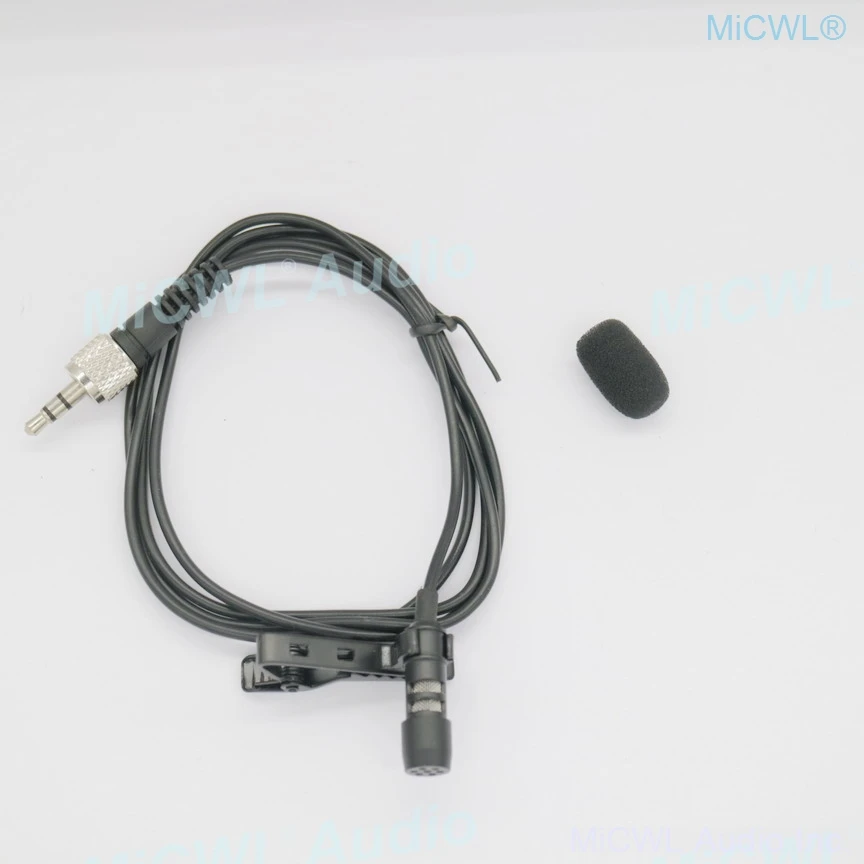 Черные зажимы для галстука SL, петличный петличный микрофон для Sennheiser ew100 sk100, беспроводной пояс, всенаправленный, односторонний