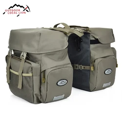 50L Fahrrad Tasche Mountain Road Sattel Radfahren Taschen Fahrrad Hinten Sitz Tasche Doppel Seite Rack Schwanz Sitz Pannier Pack Fahrrad Zubehör
