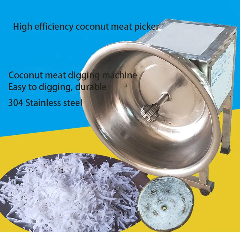 Coconut meat Gigging machine/Shaving coconut shreds machine/Coconut planer/masher