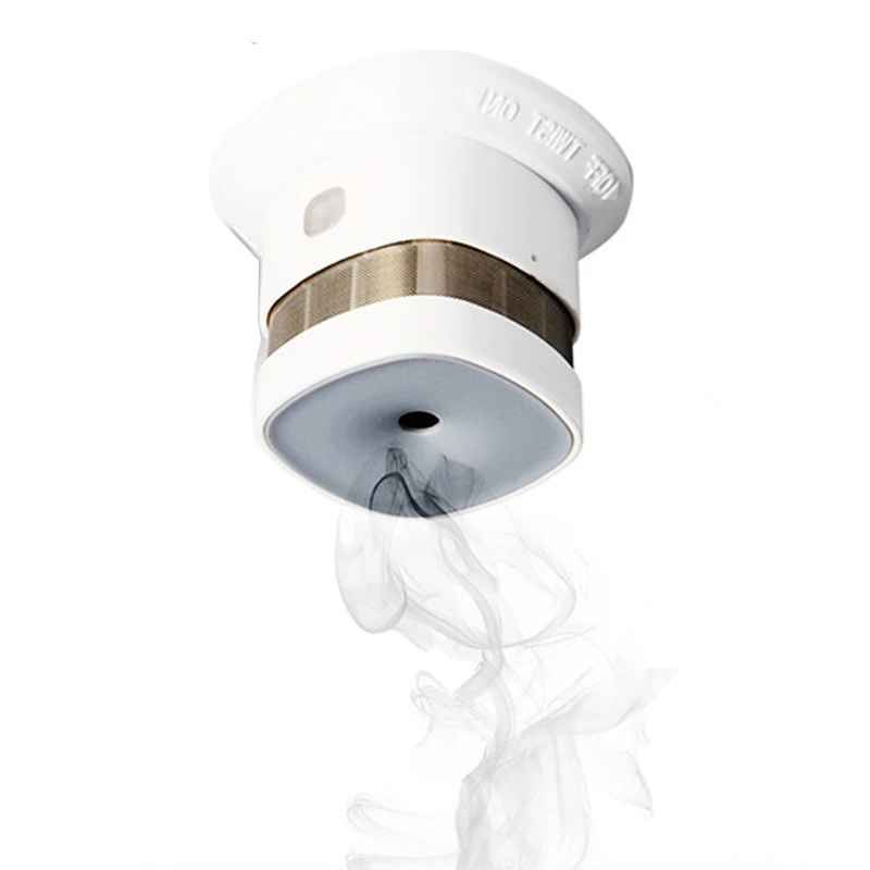 Home Shop Fire Alarm Detector Zigbee 3.0 Smoke Detector EN14604 85dB Siren Compatible with KAKU Conbee II Smoke