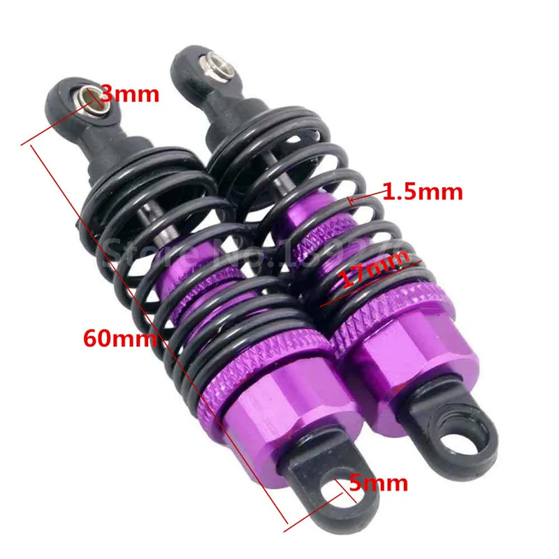 HSP Upgrade Parts 122004 102004 Alloy Aluminum Shock Absorber For 1/10 Scale Himoto RC Car On Road Spare Parts 94122 XSTR POWER