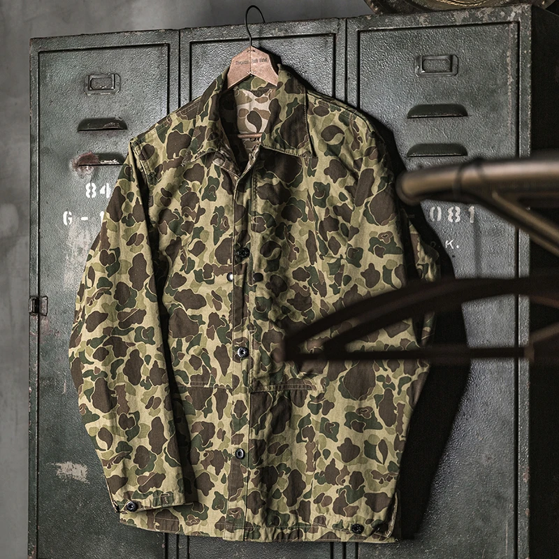 メンズヴィンテージダックハンタージャケット、ブロンズソンmfg usmc P