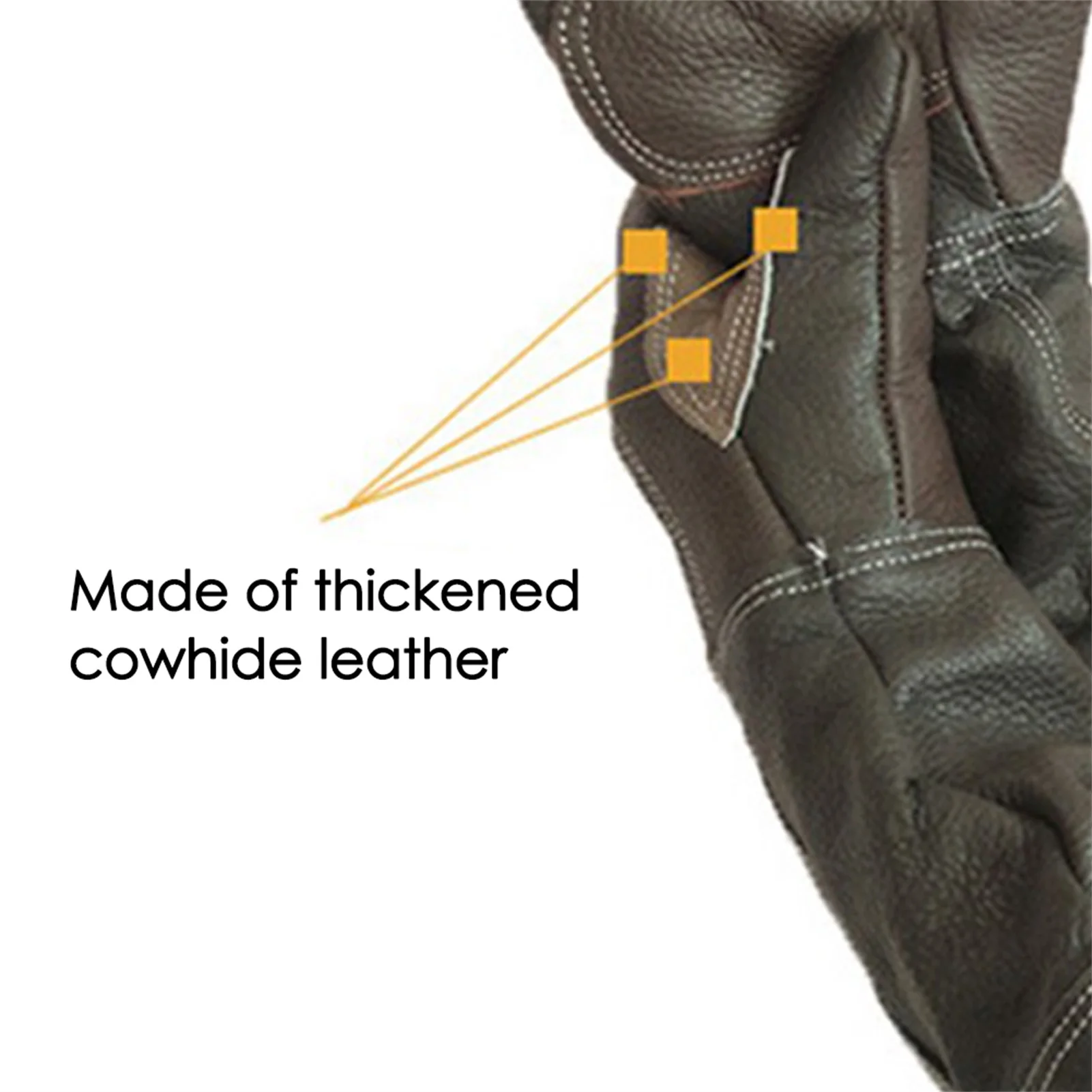 Pet Gloves Cowhide Leather Anti-grasping Anti Bite Protective Gloves Cat Dog Gardening Work Gloves Pets Training Handling Gloves