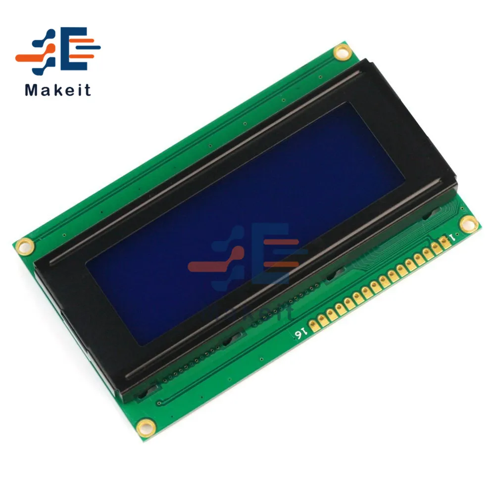 LCD Board 2004 20*4 20X4 Blue Yellow LCD Screen Display Module 3.3V 5V High Precision Display Black White Character for Arduino