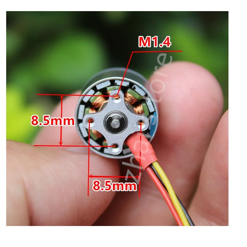 4PCS 1104 4300kv Mini เครื่องบิน Brushless มอเตอร์ขนาดเล็ก Brushless Motor