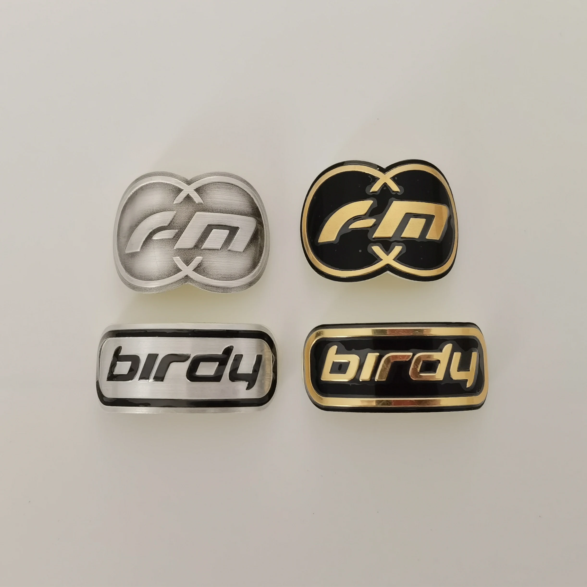 FM-Birdy adesivo per Badge per la testa della bicicletta BMX bicicletta pieghevole MTB adesivo per telaio anteriore della bicicletta etichetta per