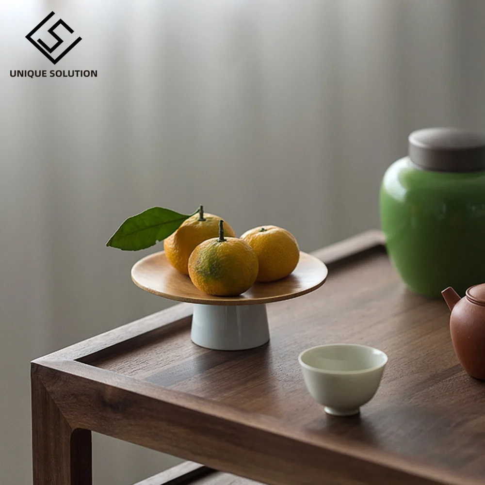 Wood tray for cake fruit dessert stand table decoration tea party supplier cake tools Home Decor plate Food photography props