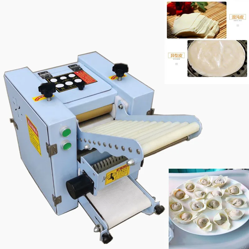 Automaticpastry Sheet Machine Square Wonton Skin Forming Machine Round Dumpling Wrapper Machine Liaozi Skin Machine