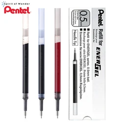 Pentel 6pcs EnerGel LRN5 XLRN4 Needle-Point Gel Pen Refill - 0.5 mm/0.4mm Black/Blue/Red For Pentel BLN-75