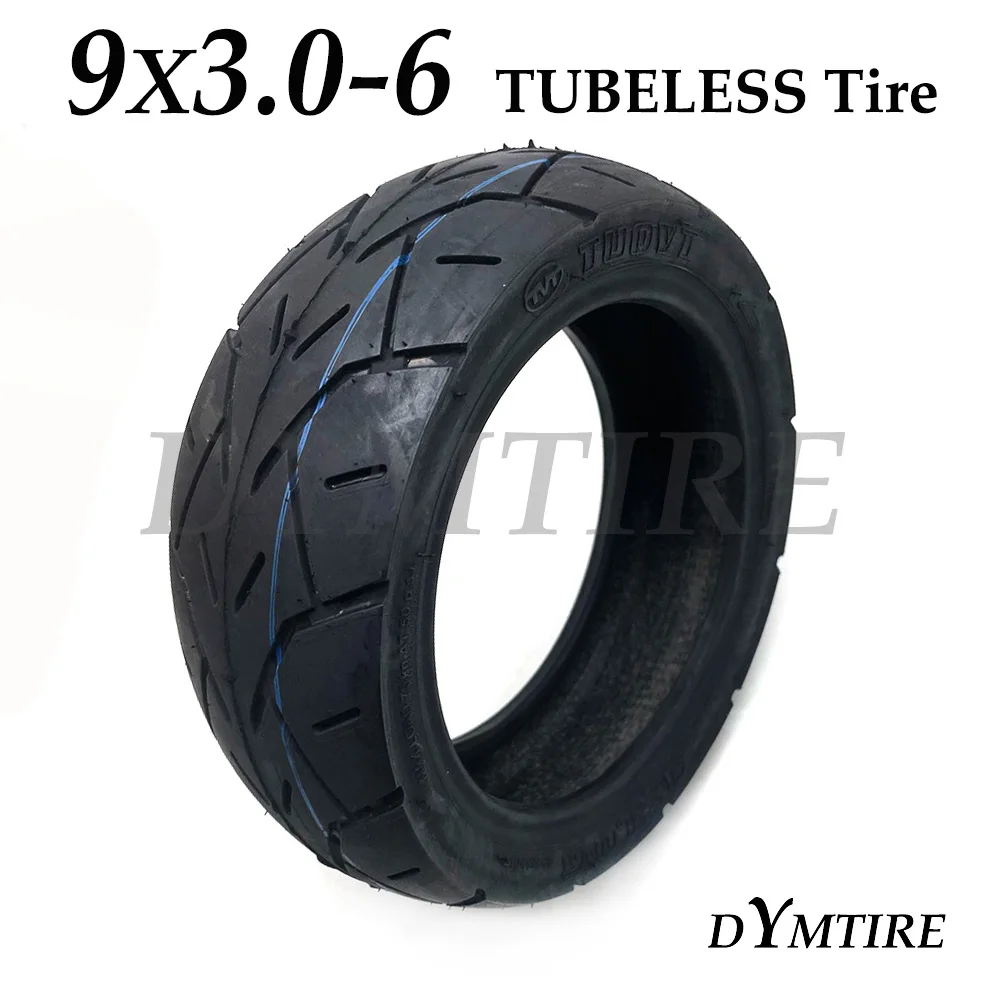 

9x3.0-6 Tubeless Tire for Electric Scooter 9 Inch 9X3.00-6 Vacuum Wear-Resistant Tyre Accessories