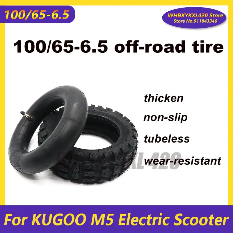 

11 Inch Off-road Tires 100/65-6.5 Tire for KUGOO M5 Dualtron Ultra Speedual Plus Zero 11x Electric Scooter Vacuum Wheel Tyre