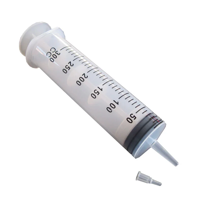 

1pc New 300ml Large Capacity Plastic Syringe adhesive syringe pet feeding hydroponic nutrition distribution